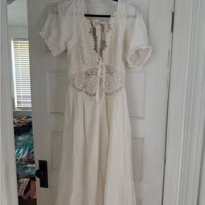 “All You Need is Lace” Free People Midi Dress